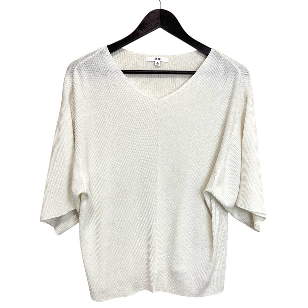 Uniqlo Knit Short Wide Sleeve Sweater Top